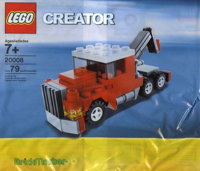 Bricker - Конструктор LEGO 20008 Эвакуатор (Tow Truck)