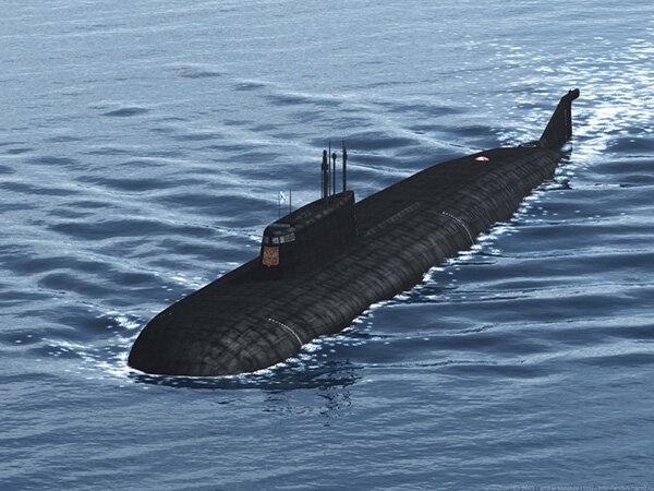 Фото подводной лодки Курск
