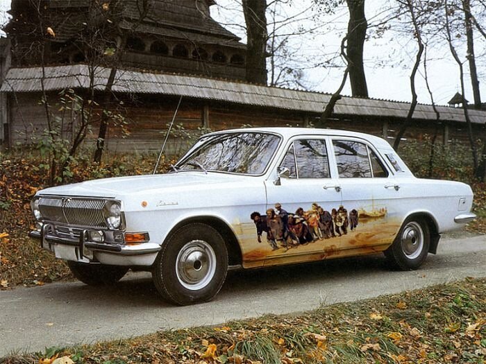 бурлаки на волге — ГАЗ 2410, 2,4 л, 1986 года | просто так | DRIVE2