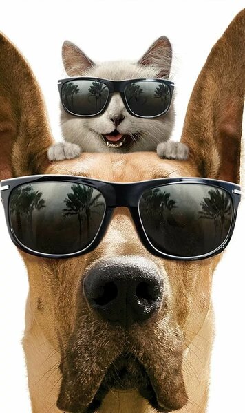 Cat N Dog Wallpaper by PrivacyPolice - 1f - Free on ZEDGE â¢