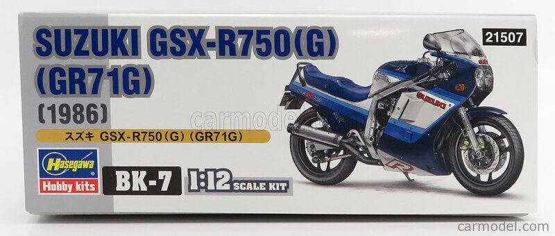 HASEGAWA 21507 Масштаб 1/12 | SUZUKI GSX R750 1986 /