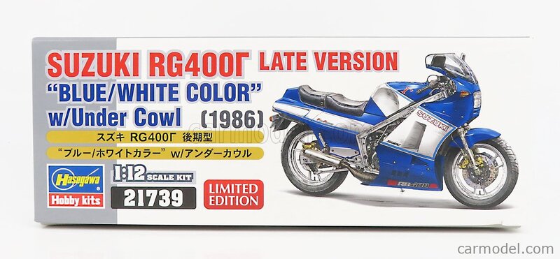 HASEGAWA 21739 Scale 1/12 | SUZUKI RG400 1986 /