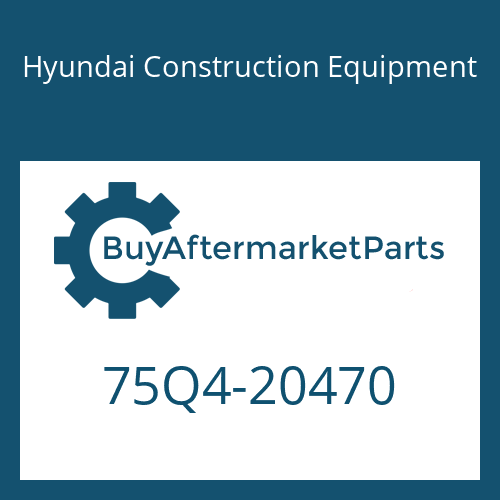 Buy 75Q4-20470 by Hyundai Construction Equipment - MAT-FLOOR