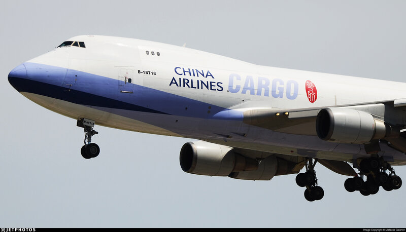 B-18718 | Boeing 747-409F(SCD) | China Airlines Cargo | Mateusz Gawron |  JetPhotos