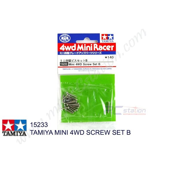 Tamiya #15233 - Mini 4WD Screw Set B [15233] | Shopee Malaysia