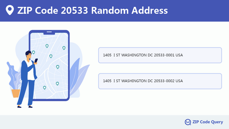 ZIP Code 5: 20533 - WASHINGTON, DC | District Of Columbia United States ZIP  Code 5 Plus 4 ✉️