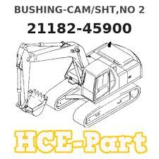 21182-45900 Hyundai HCE BUSHING-CAM/SHT,NO 2