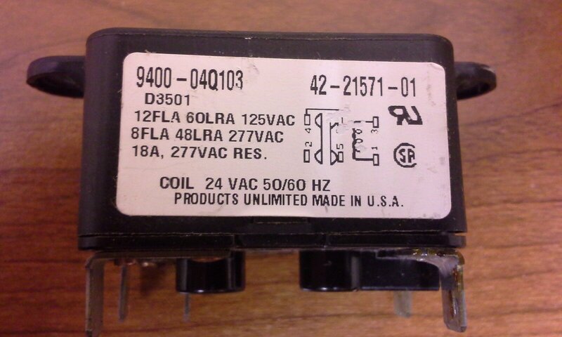 Products Unlimited Relay 42-21571-01; 9400-04Q103 "USED" - Renzi Ceramiche