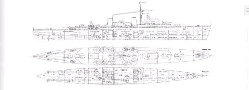 Vickers Small Cruiser Design for Venezuela