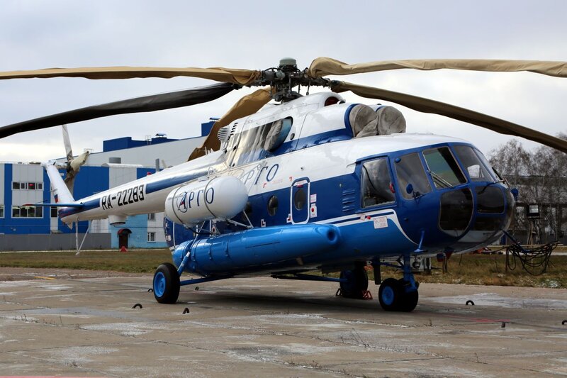 Карточка вертолёта: Миль · Ми-8МТВ-1 · RA-22283 (зав.н. 97527) ✈  russianplanes.net ✈ наша авиация