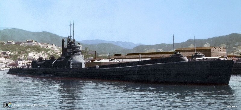 I-400 class submarines of the Imperial Navy started to be built in 1942, |  海軍, 帝国海軍, 旧日本海軍