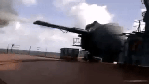 soooo, this is the "AK-130" naval gun found on the Sovremennyy-class  destroyer... yea that's the rate of fire... : r/Warthunder
