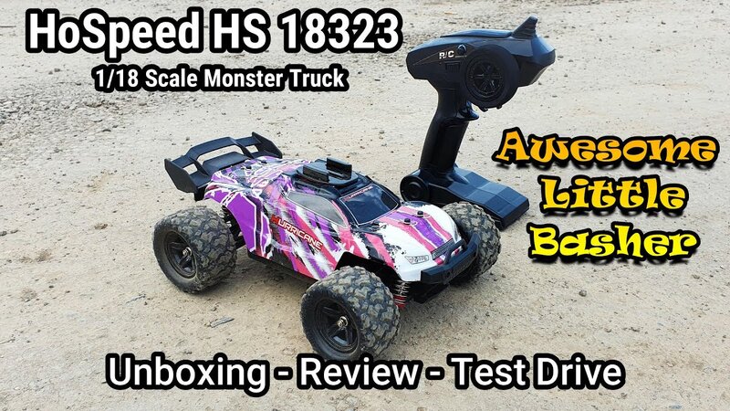 $50 / 43€ For HS 18323 1/18 2.4G 4WD 36km/h RC Car | CouponBG.com