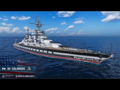 👍 БЕСПЛАТНЫЙ ЛИНКОР ДЛЯ КАЖДОГО 👍 COLORADO World of Warships - YouTube