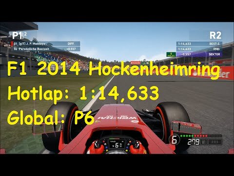 F1 2014 Hockenheim 1:14,633 Setup + Hot Lap - YouTube