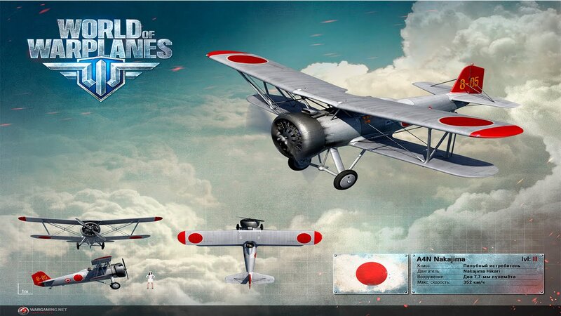 Nakajima A4N World of WarPlanes - YouTube