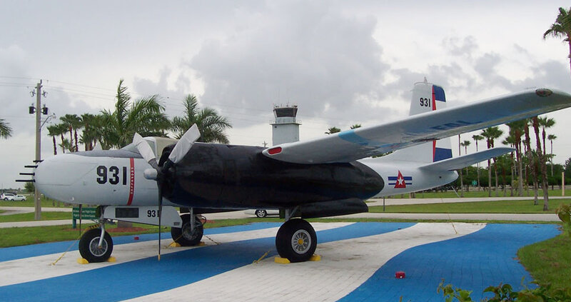 Bay of Pigs B-26 left side