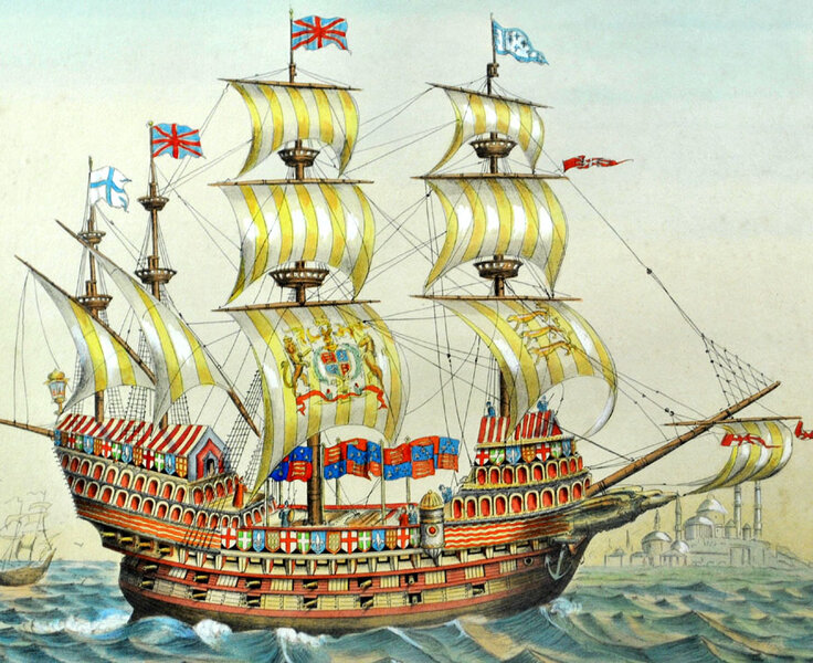 19th-c-nautical-print-hand-color-great-harry-english-battleship-great-ship-1520-6f11ae561873193929c0af88c1fd3c3d