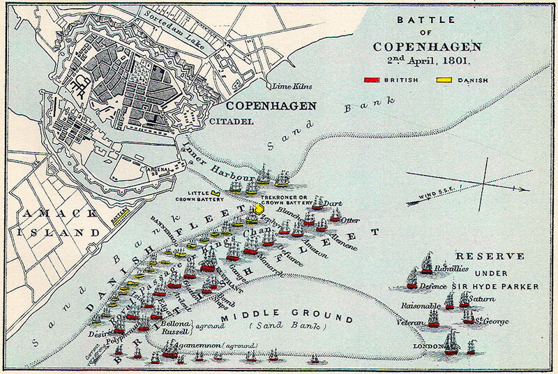 Plan - Battle of Copenhagen_ 2nd April 1801