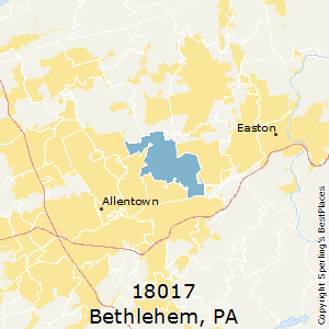 Best Places to Live in Bethlehem (zip 18017), Pennsylvania