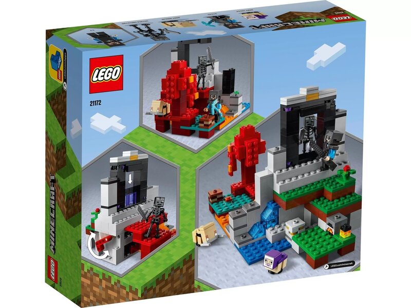 LEGO 21172 Minecraft Разрушенный портал – купить в Киеве | цена и отзывы в  MOYO