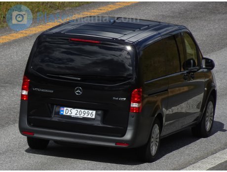 DS 20996, Mercedes-Benz Vito (Oslo) License plate of Norway