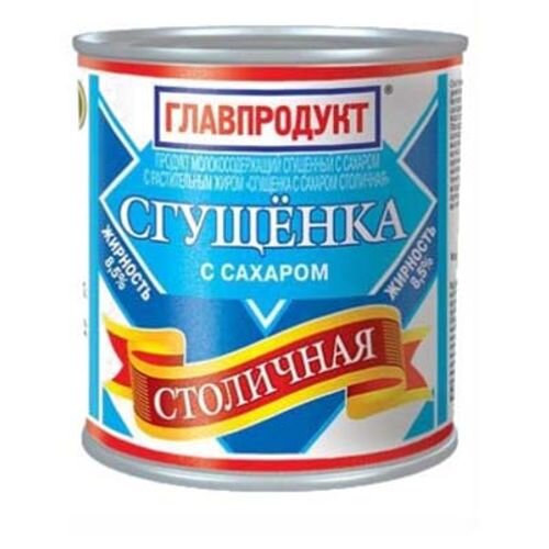 Молокосодержащий продукт Главпродукт Сгущенка Столичная с сахаром 8,5% СЗМЖ  380 г