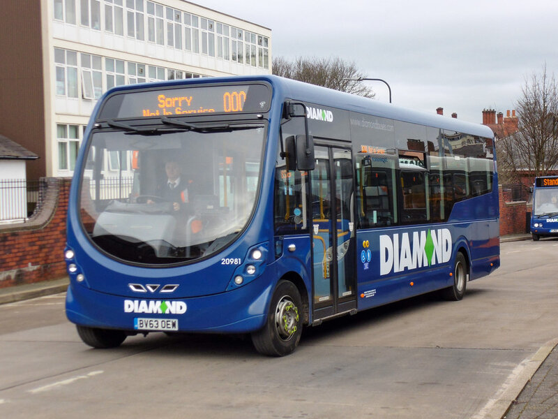 Diamond Bus North West Wright Streetlite 20981 BV63 OEW | Flickr