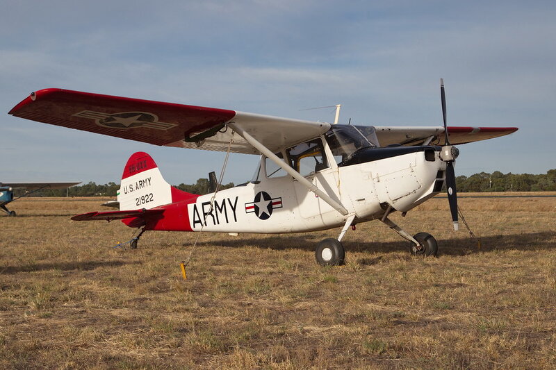 IMG_6020P | VH-UXX 1952 Cessna 305D C/N 21922 AAAA Fly in Ec… | Flickr