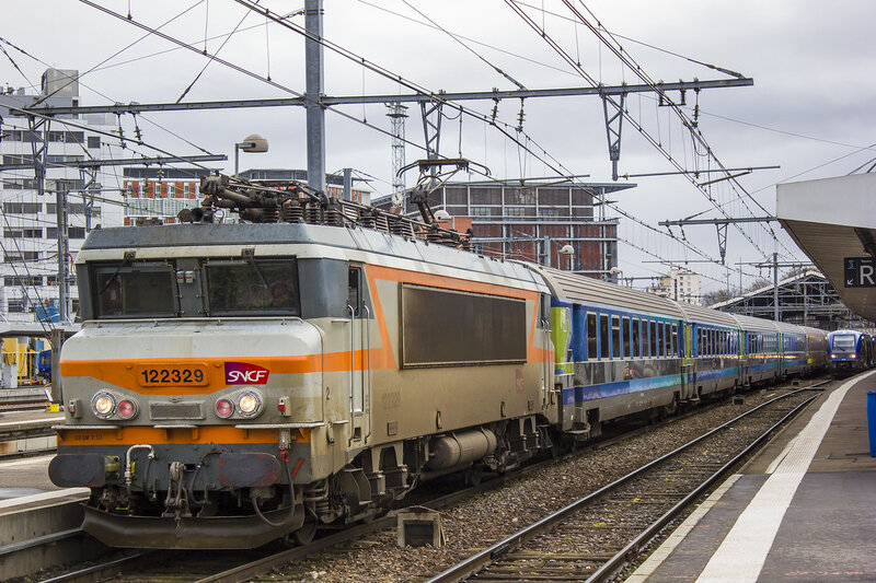 BB 22329 Con TEOZ a Bordeaux Saint Jean 21/02/2015 | Flickr