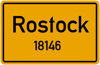 PLZ 18146 in Rostock, Stadtteil(e) mit der Postleitzahl 18146  (Mecklenburg-Vorpommern)