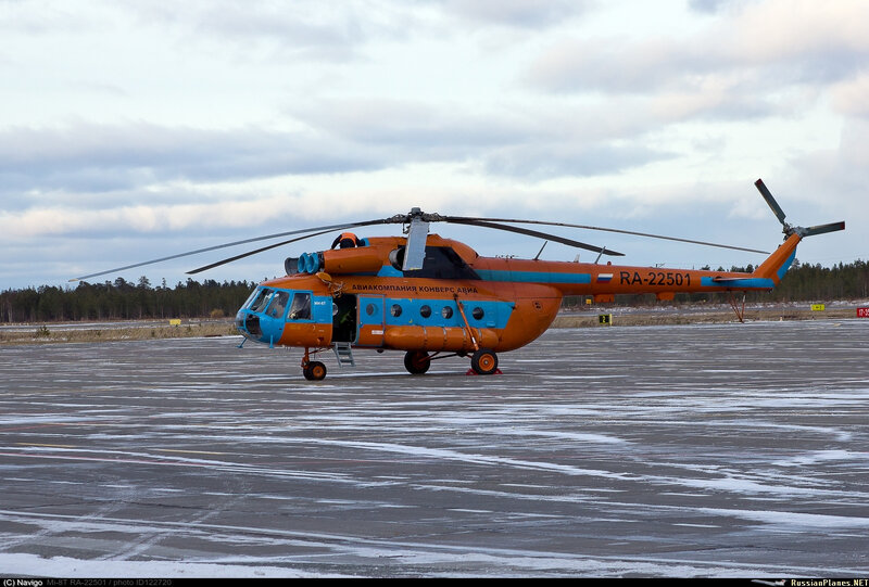Фотография вертолёта · Миль · Ми-8Т · RA-22501 (зав.н. 99357415) ·  Конверс-Авиа ✈ russianplanes.net ✈ наша авиация