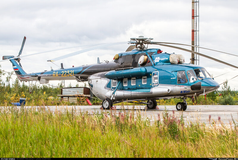 Фотография вертолёта · Миль · Ми-8АМТ · RA-22321 (зав.н. 8AMT00643137109U)  · UTair (ТюменьАвиаТранс - ТАТ) ✈ russianplanes.net ✈ наша авиация
