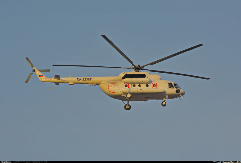 Фотография вертолёта · Миль · Ми-8МТВ-1 · RA-22307 (зав.н. 97625) ·  Петропавловск-Камчатское АП ✈ russianplanes.net ✈ наша авиация