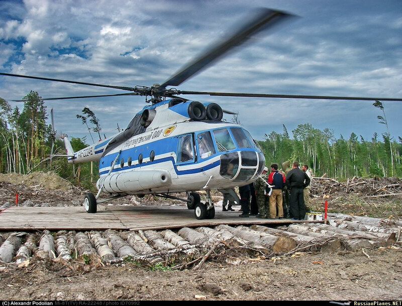 Фотография вертолёта · Миль · Ми-8Т · RA-22248 (зав.н. 6578) · UTair  (ТюменьАвиаТранс - ТАТ) ✈ russianplanes.net ✈ наша авиация