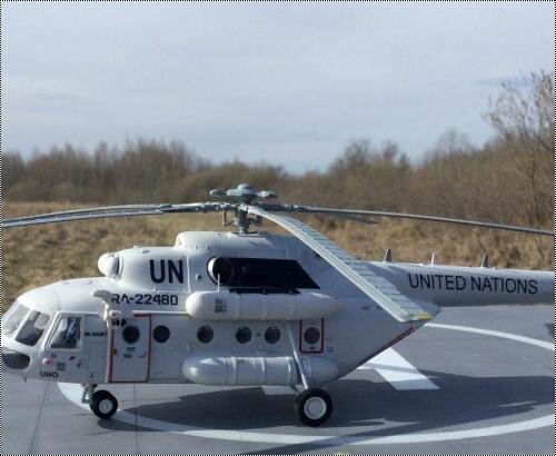 HobbyBoss 1/72 МИ-8АМТ RA-22480 : 1/72 : Статьи