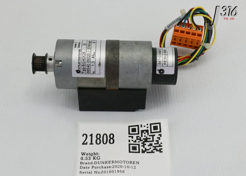 21808 DUNKERMOTOREN SERVO MOTOR W/ GEARHEAD & ENCODER RE30-2-500… –  J316Gallery