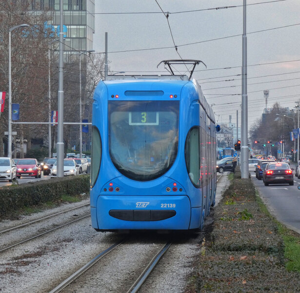 Загреб, Končar TMK 2200 № 22139 — Фото — Городской электротранспорт