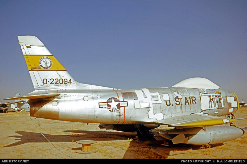 Aircraft Photo of 52-2094 / 0-22094 | North American F-86H Sabre | USA -  Air Force | AirHistory.net #32783