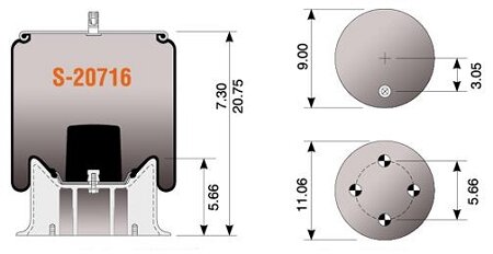 S-20716 Hendrickson Air Spring