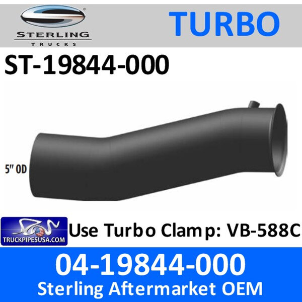 04-19844-000 | Sterling Exhaust Turbo Pipe ST-19844-000