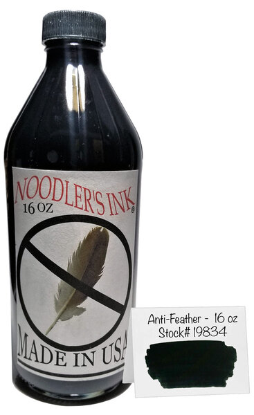 19834 X-Feather Black 16 oz — Noodler's Ink