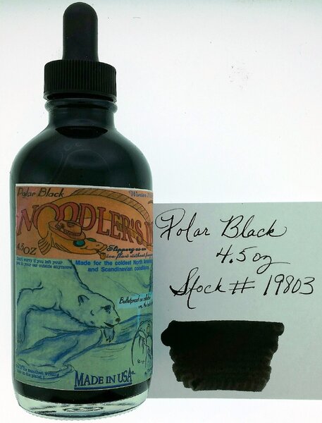 19803 Polar Black 4.5 oz. — Noodler's Ink