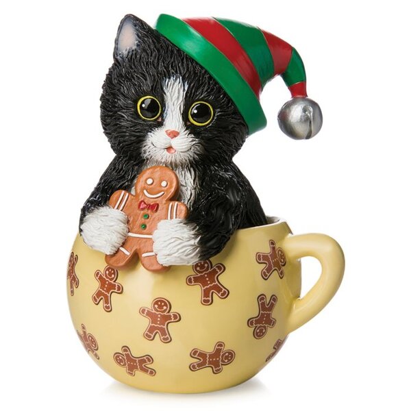 Kayomi Harai 'Meow-y Christmas Cups' Cat Figurine