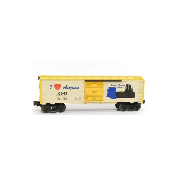 LIONEL 19943 I LOVE ARIZONA BOXCAR - Toy Train Factory Outlet
