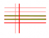 Три красные линии. 7 Параллельных красных линий. Семь красных перпендикулярных линий. 7 Перпендикулярных красных линий решение. Нарисуй 7 красных линий.
